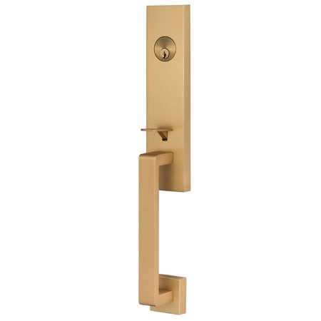 SURE-LOC HARDWARE Sure-Loc Hardware Turin Dummy Handleset, Satin Brass TN500 SB